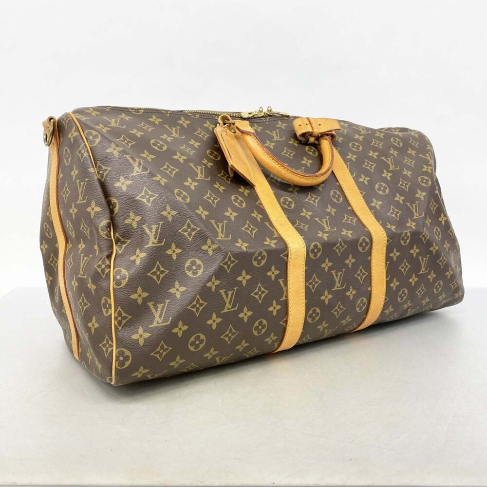 LOUIS VUITTON Authentic Brown Monogram Boston Bag - Picture 2 of 16